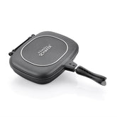 Schafer Kare 34 Cm Double Grill Pan Siyah